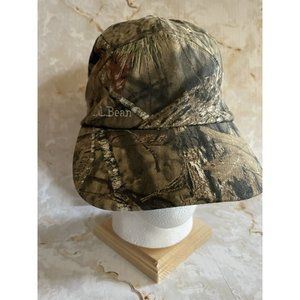 LL Bean LED Lighted Pathfinder Hat Logo Camo Adjustable Hat Cap